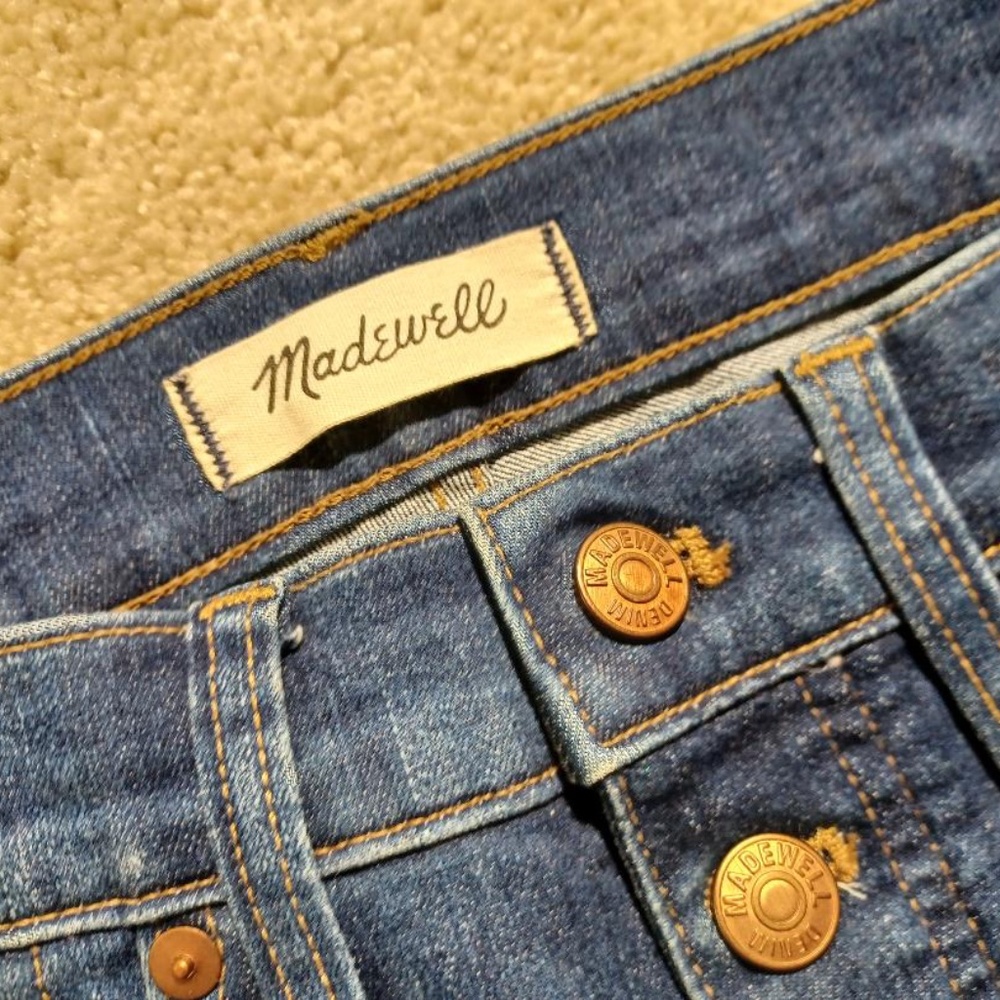MADEWELL 10" High-Rise Skinny Jeans in Hanna Wash J7914 - Picture 5 of 8